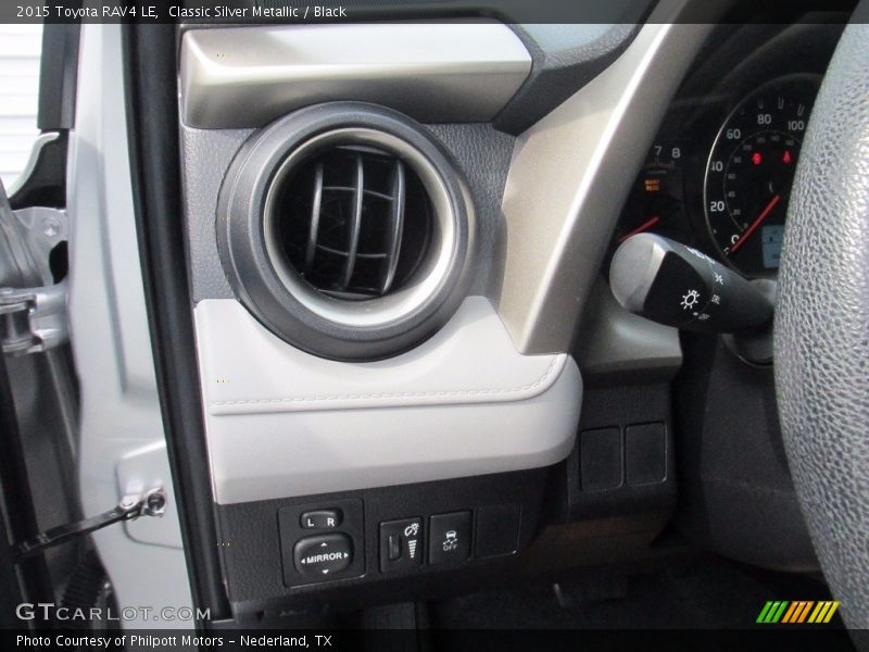 Classic Silver Metallic / Black 2015 Toyota RAV4 LE
