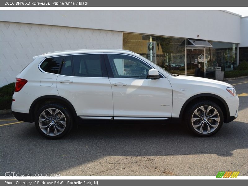 Alpine White / Black 2016 BMW X3 xDrive35i