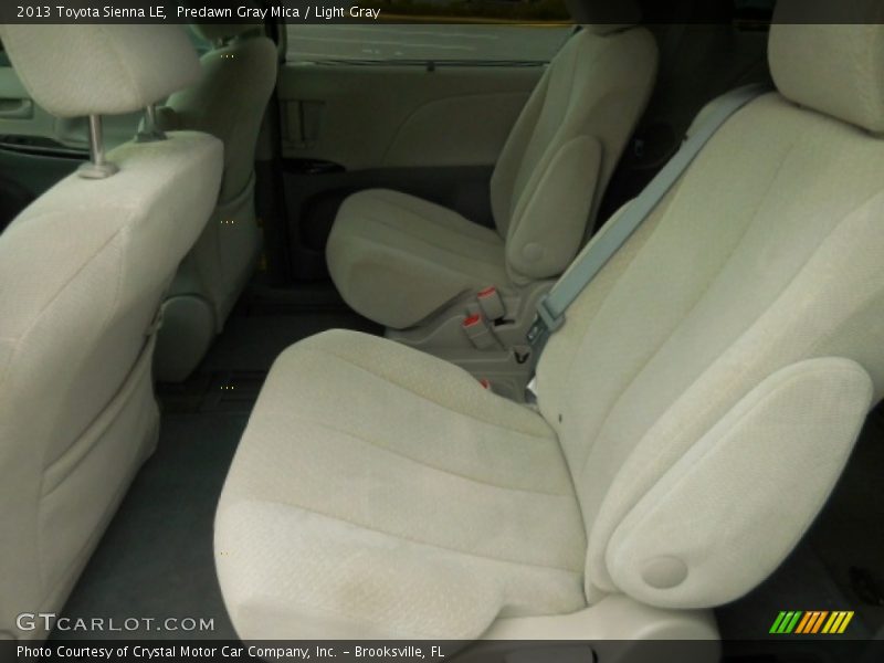 Predawn Gray Mica / Light Gray 2013 Toyota Sienna LE