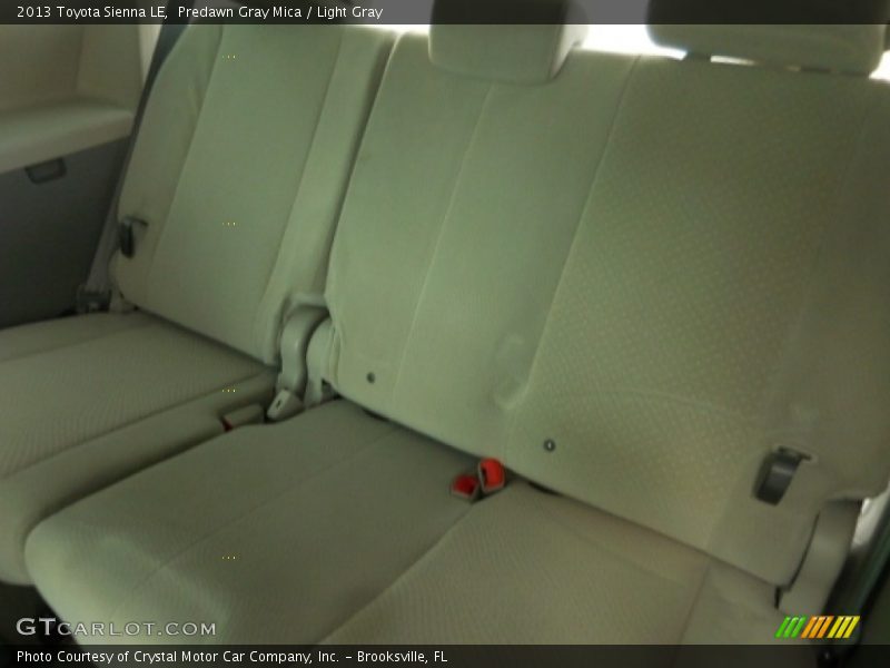 Predawn Gray Mica / Light Gray 2013 Toyota Sienna LE