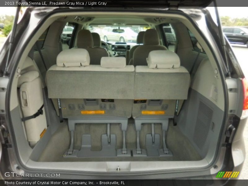 Predawn Gray Mica / Light Gray 2013 Toyota Sienna LE