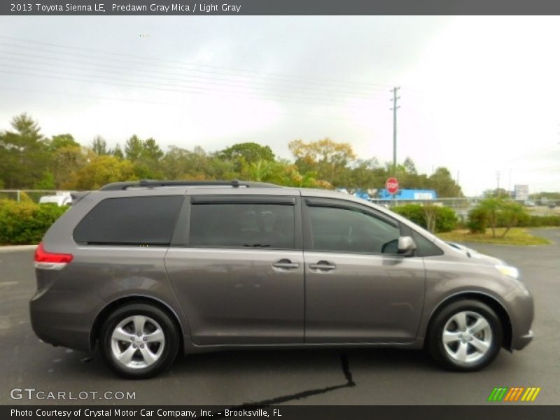 Predawn Gray Mica / Light Gray 2013 Toyota Sienna LE