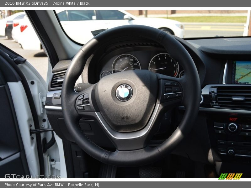 Alpine White / Black 2016 BMW X3 xDrive35i