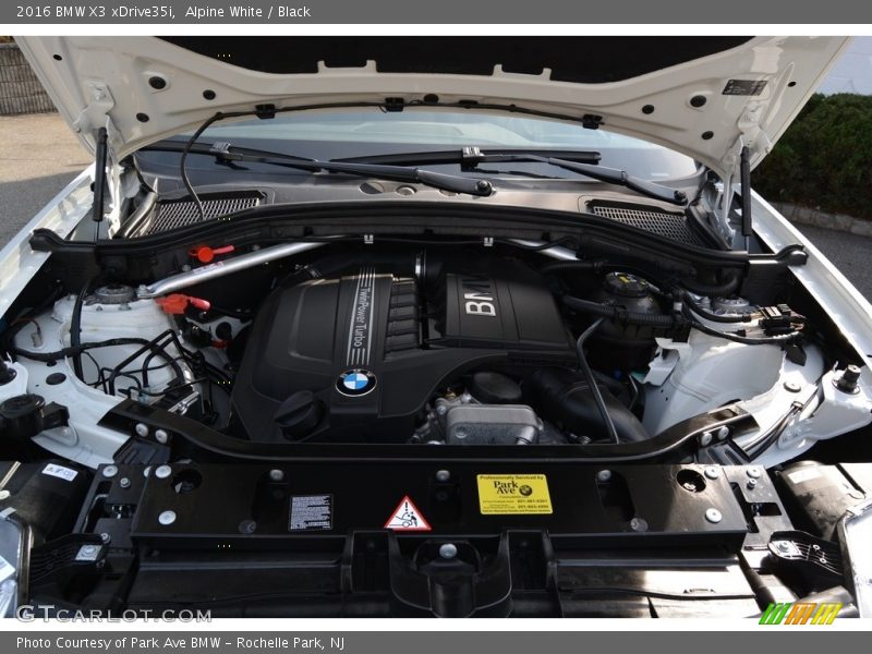 Alpine White / Black 2016 BMW X3 xDrive35i