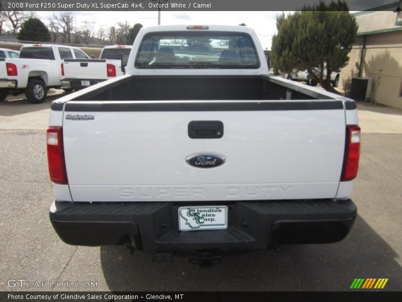 Oxford White / Camel 2008 Ford F250 Super Duty XL SuperCab 4x4