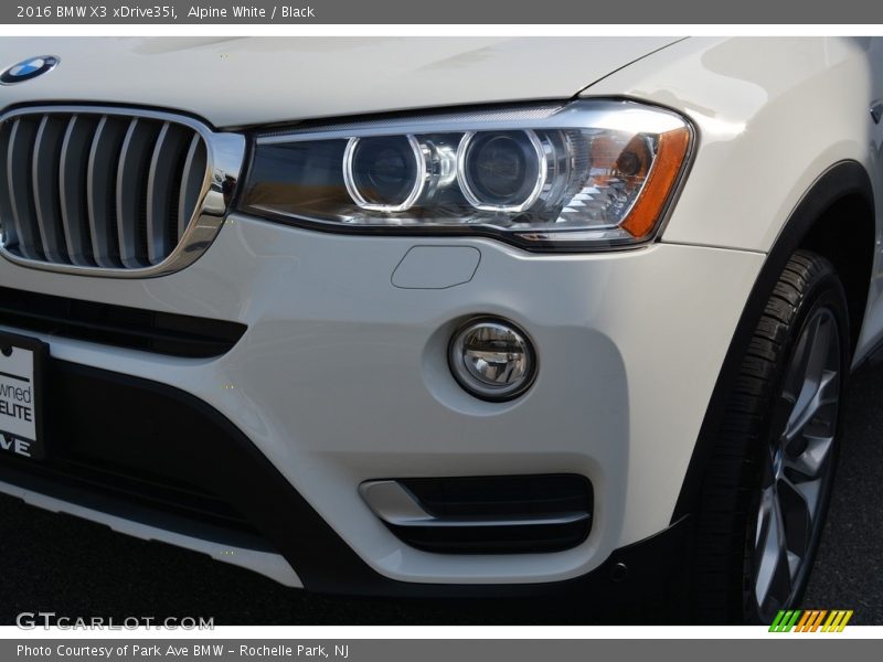 Alpine White / Black 2016 BMW X3 xDrive35i