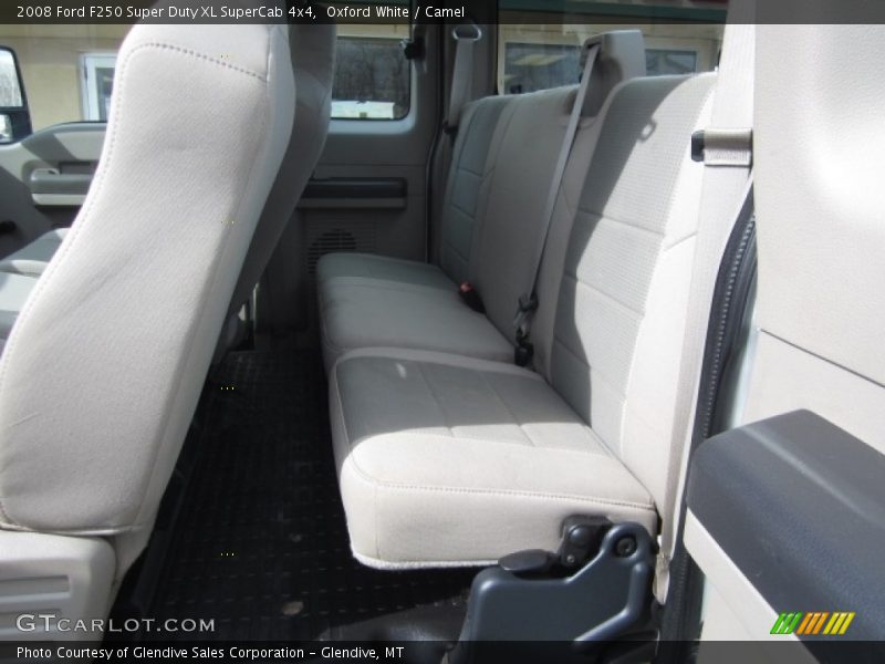 Oxford White / Camel 2008 Ford F250 Super Duty XL SuperCab 4x4