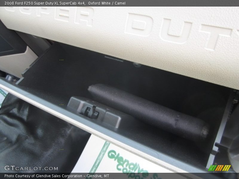 Oxford White / Camel 2008 Ford F250 Super Duty XL SuperCab 4x4