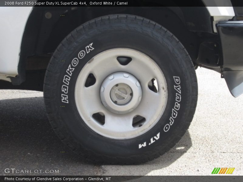 Oxford White / Camel 2008 Ford F250 Super Duty XL SuperCab 4x4