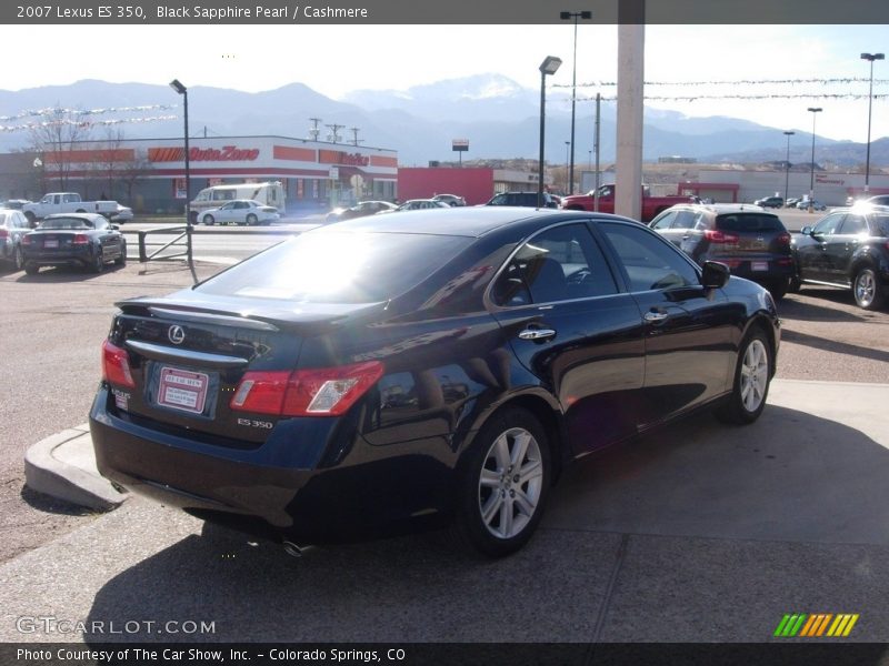 Black Sapphire Pearl / Cashmere 2007 Lexus ES 350