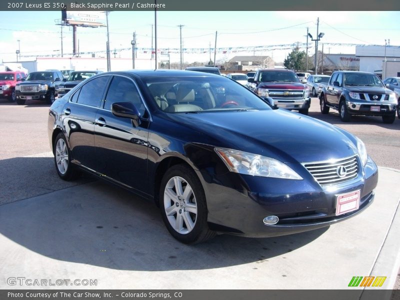 Black Sapphire Pearl / Cashmere 2007 Lexus ES 350