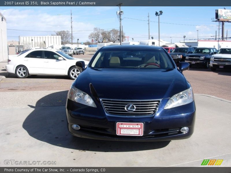 Black Sapphire Pearl / Cashmere 2007 Lexus ES 350