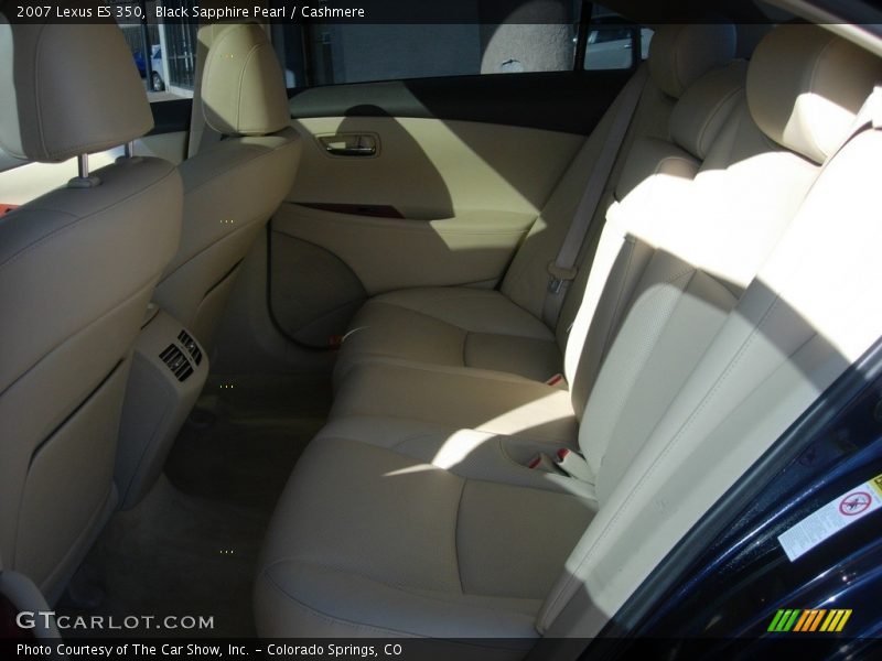 Black Sapphire Pearl / Cashmere 2007 Lexus ES 350