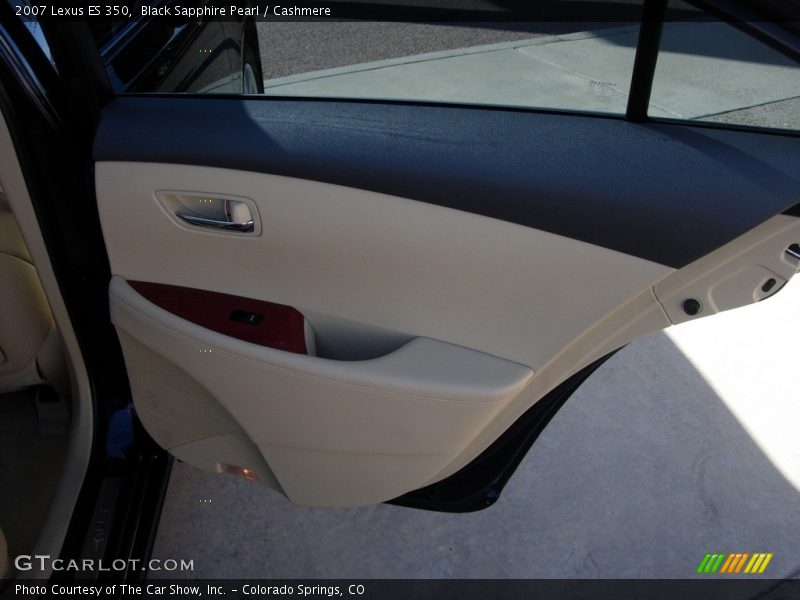 Black Sapphire Pearl / Cashmere 2007 Lexus ES 350