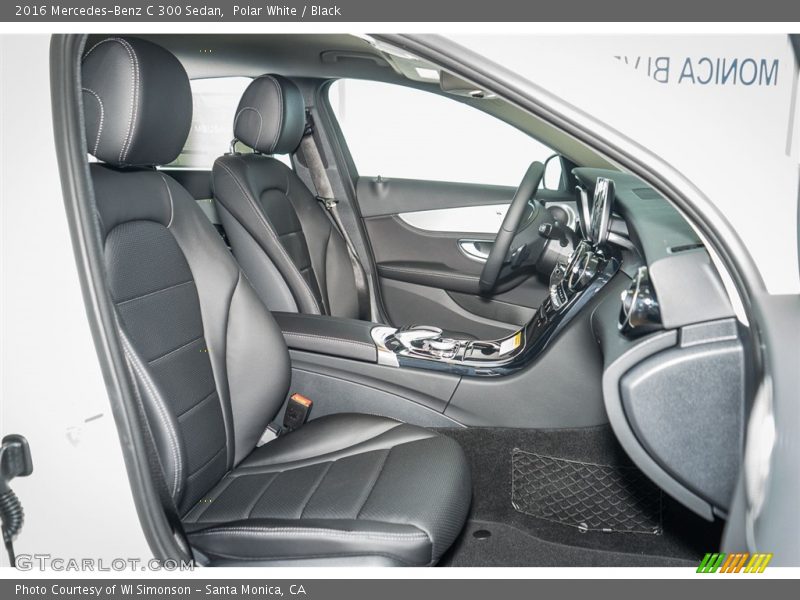 Polar White / Black 2016 Mercedes-Benz C 300 Sedan