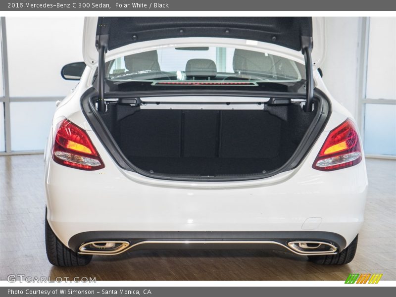 Polar White / Black 2016 Mercedes-Benz C 300 Sedan
