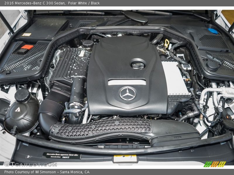 Polar White / Black 2016 Mercedes-Benz C 300 Sedan