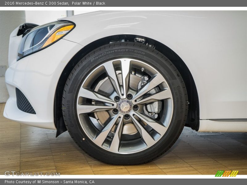 Polar White / Black 2016 Mercedes-Benz C 300 Sedan