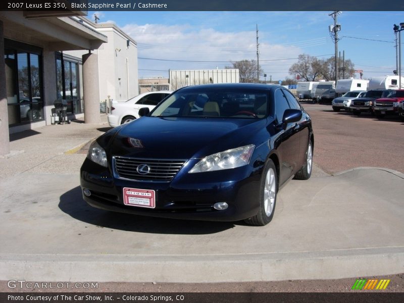 Black Sapphire Pearl / Cashmere 2007 Lexus ES 350