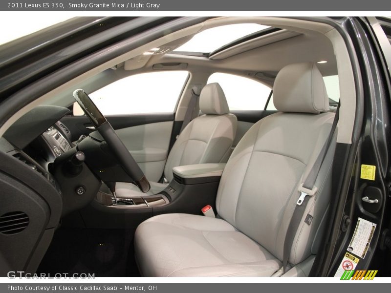 Smoky Granite Mica / Light Gray 2011 Lexus ES 350