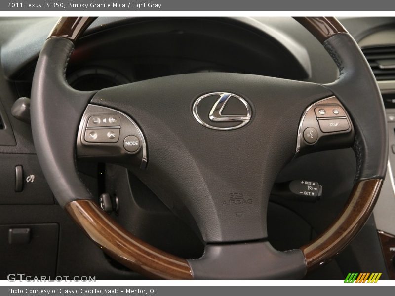 Smoky Granite Mica / Light Gray 2011 Lexus ES 350