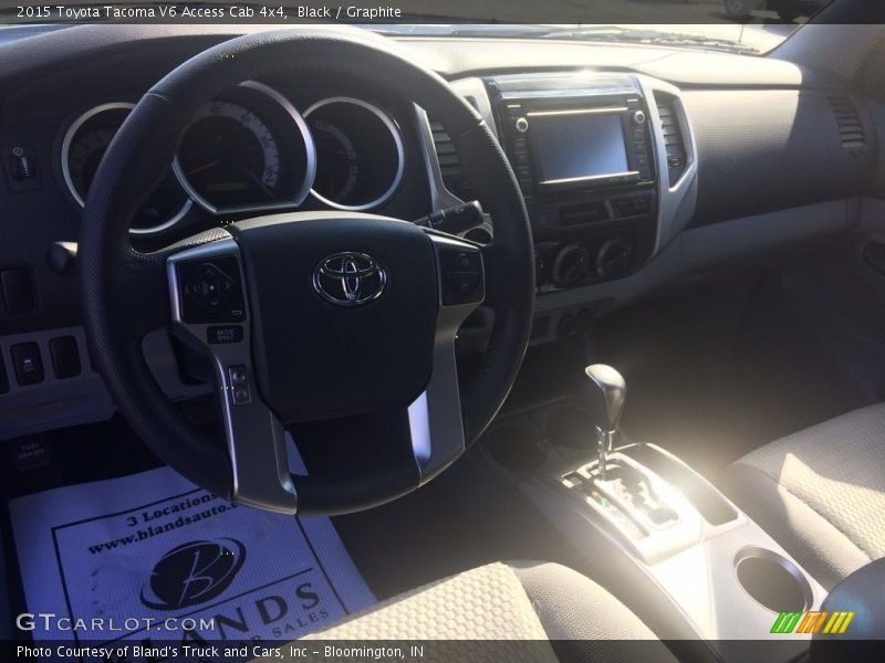Black / Graphite 2015 Toyota Tacoma V6 Access Cab 4x4