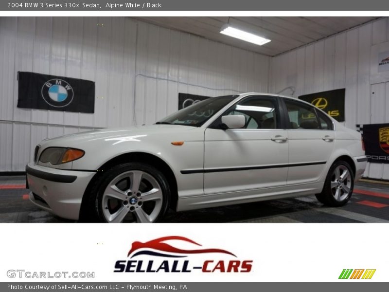 Alpine White / Black 2004 BMW 3 Series 330xi Sedan