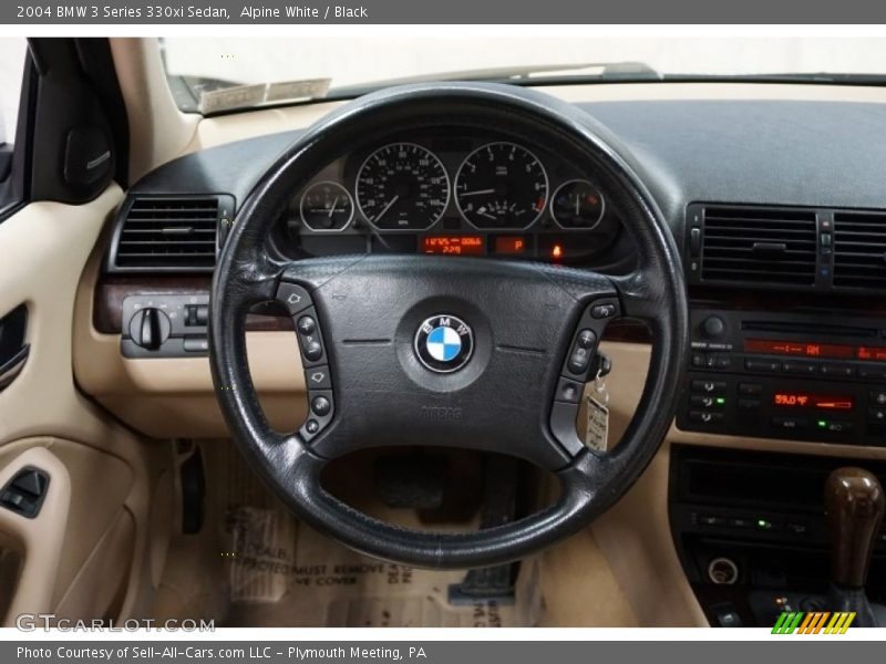 Alpine White / Black 2004 BMW 3 Series 330xi Sedan