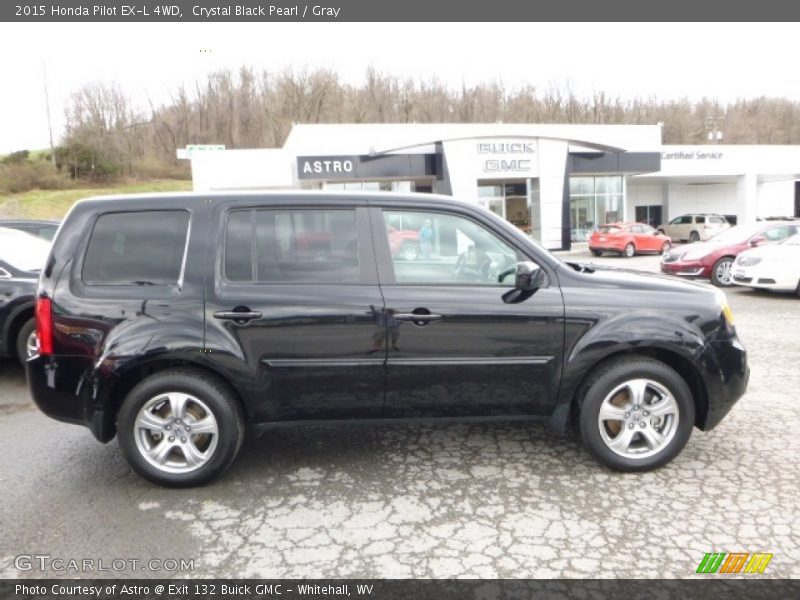 Crystal Black Pearl / Gray 2015 Honda Pilot EX-L 4WD