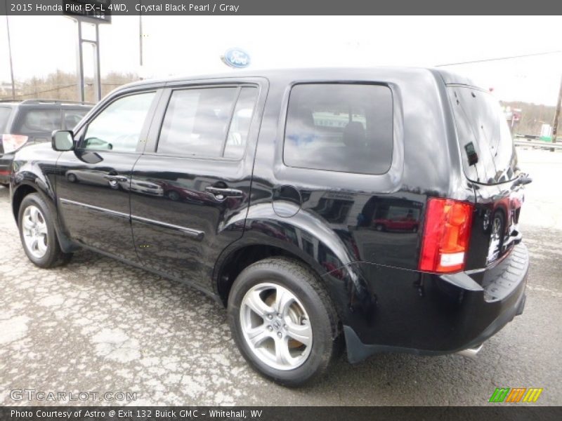 Crystal Black Pearl / Gray 2015 Honda Pilot EX-L 4WD