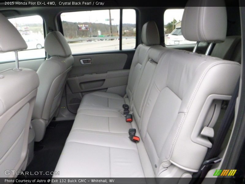 Crystal Black Pearl / Gray 2015 Honda Pilot EX-L 4WD