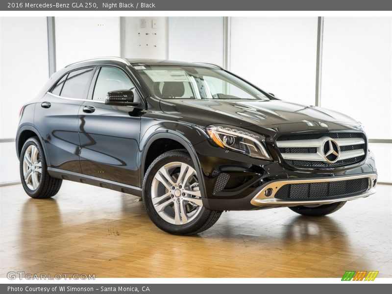 Night Black / Black 2016 Mercedes-Benz GLA 250