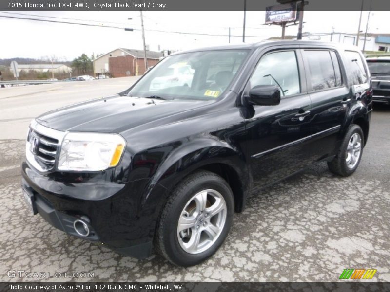 Crystal Black Pearl / Gray 2015 Honda Pilot EX-L 4WD