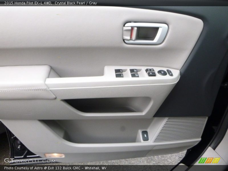 Crystal Black Pearl / Gray 2015 Honda Pilot EX-L 4WD
