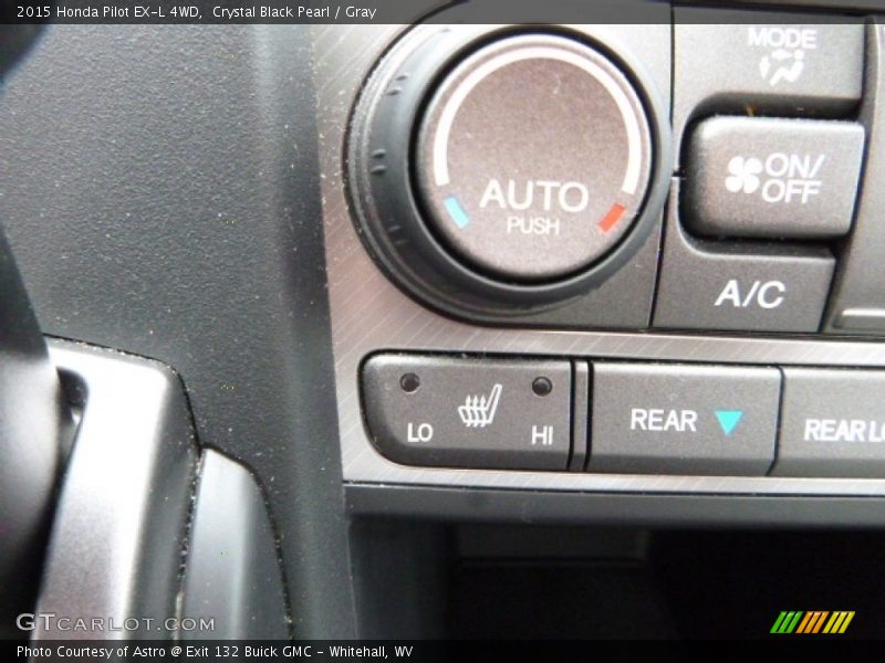 Crystal Black Pearl / Gray 2015 Honda Pilot EX-L 4WD