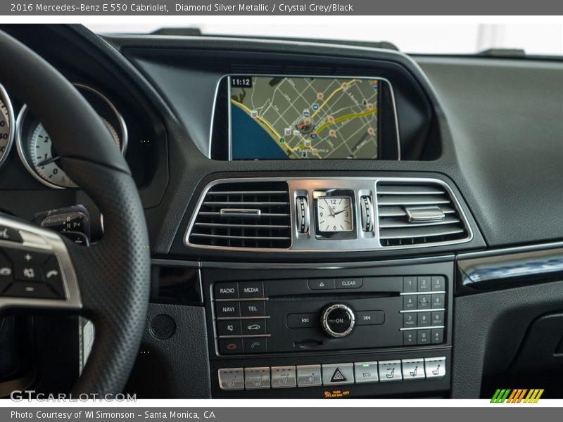 Diamond Silver Metallic / Crystal Grey/Black 2016 Mercedes-Benz E 550 Cabriolet