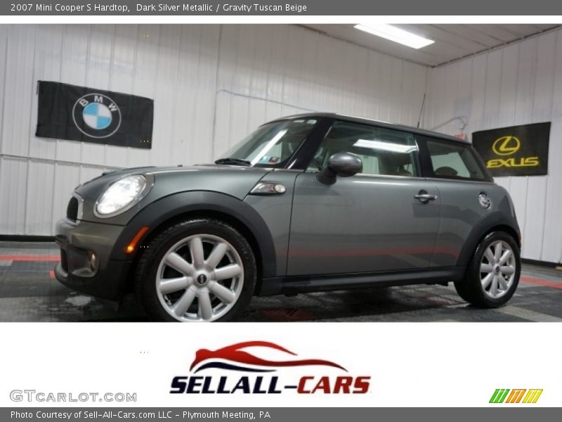 Dark Silver Metallic / Gravity Tuscan Beige 2007 Mini Cooper S Hardtop