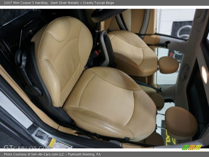 Dark Silver Metallic / Gravity Tuscan Beige 2007 Mini Cooper S Hardtop