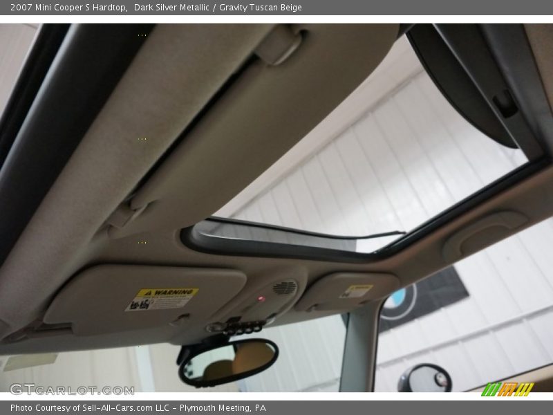 Dark Silver Metallic / Gravity Tuscan Beige 2007 Mini Cooper S Hardtop