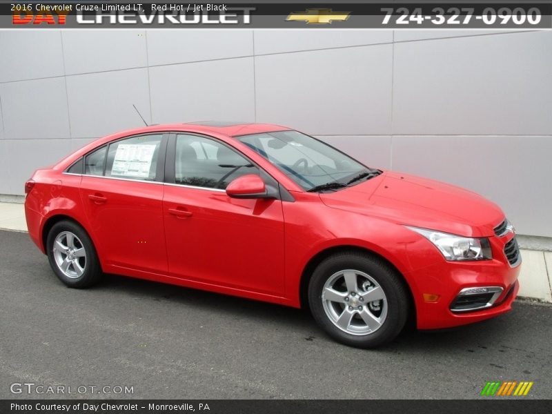 Red Hot / Jet Black 2016 Chevrolet Cruze Limited LT