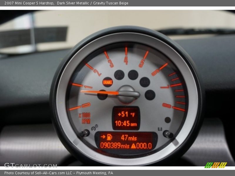 Dark Silver Metallic / Gravity Tuscan Beige 2007 Mini Cooper S Hardtop