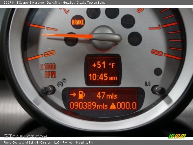 Dark Silver Metallic / Gravity Tuscan Beige 2007 Mini Cooper S Hardtop