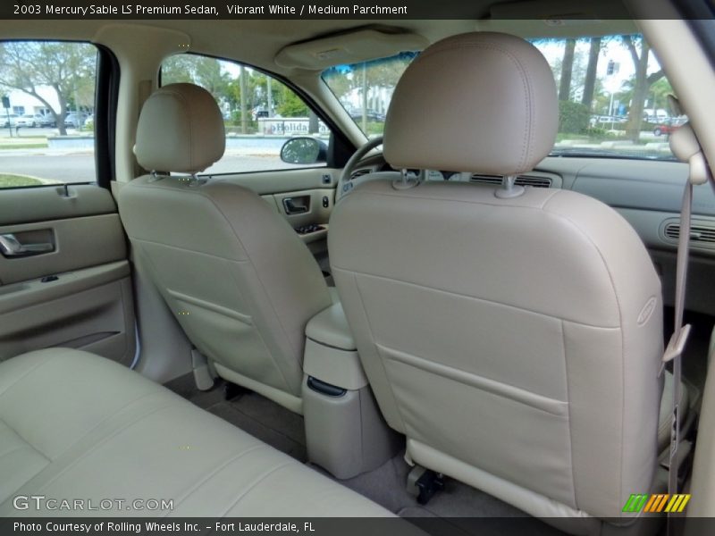 Vibrant White / Medium Parchment 2003 Mercury Sable LS Premium Sedan