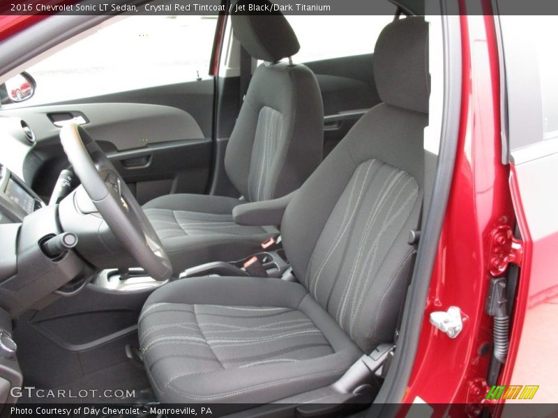 Crystal Red Tintcoat / Jet Black/Dark Titanium 2016 Chevrolet Sonic LT Sedan