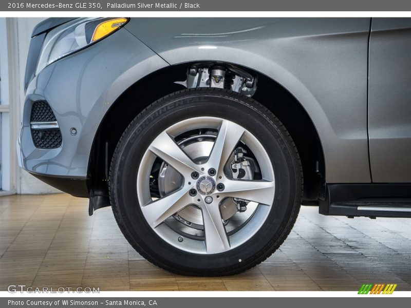 Palladium Silver Metallic / Black 2016 Mercedes-Benz GLE 350