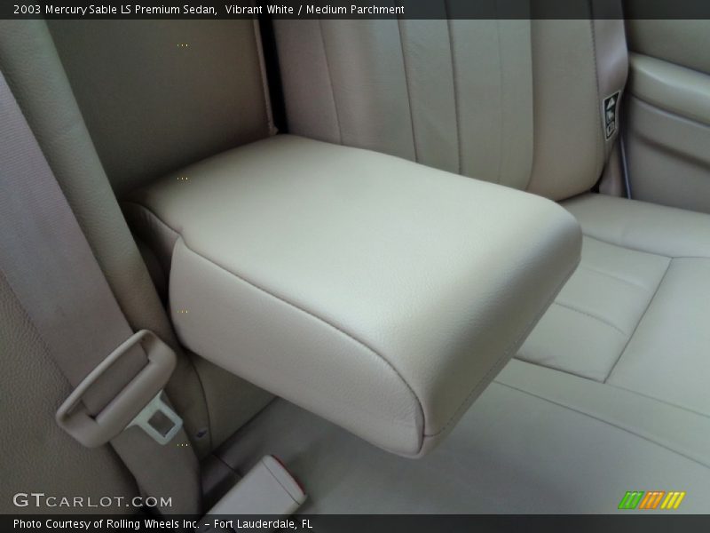 Vibrant White / Medium Parchment 2003 Mercury Sable LS Premium Sedan