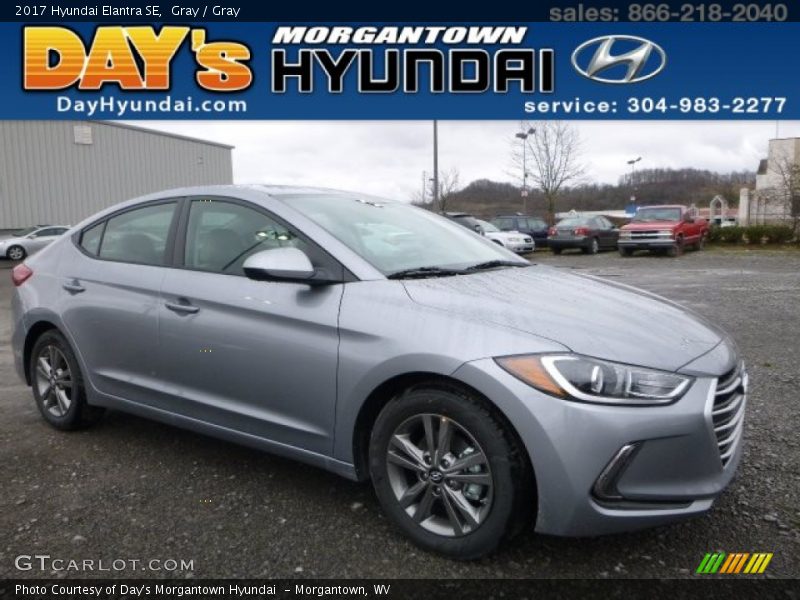 Gray / Gray 2017 Hyundai Elantra SE