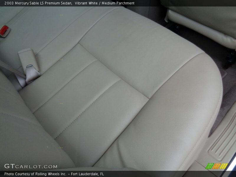 Vibrant White / Medium Parchment 2003 Mercury Sable LS Premium Sedan