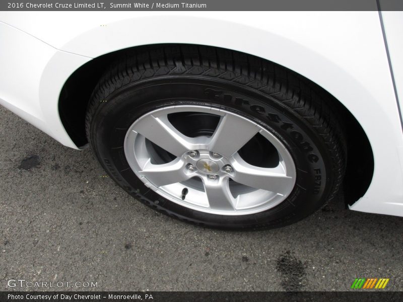 Summit White / Medium Titanium 2016 Chevrolet Cruze Limited LT