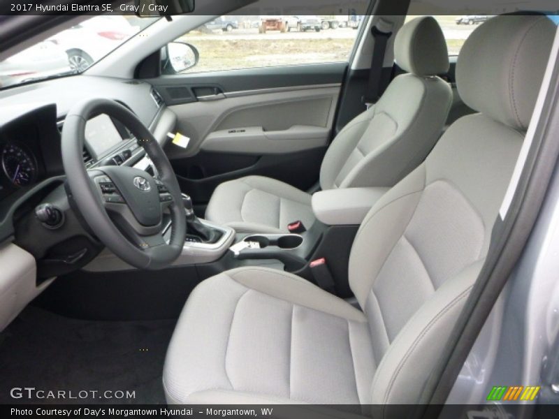 Gray / Gray 2017 Hyundai Elantra SE